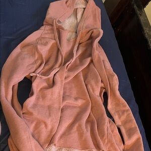 Cozy Pink Hooded Sweater